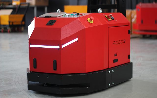 Automated Laser Guided Vehicle Tugger AGV Çekici AGV