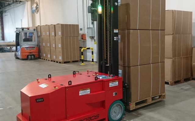 Forklift AGV Automated Laser Guided Vehicle AGV Otomatik Lazer Yönlendirmeli Araç