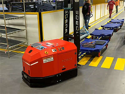 ROBOS Otomatik Yönlendirmeli Araç Automated Guided Vehicle AGV Otomatik Mobil Robot Automated Mobile Robot AMR