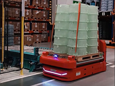 ROBOS Otomatik Yönlendirmeli Araç Automated Guided Vehicle AGV Otomatik Mobil Robot Automated Mobile Robot AMR