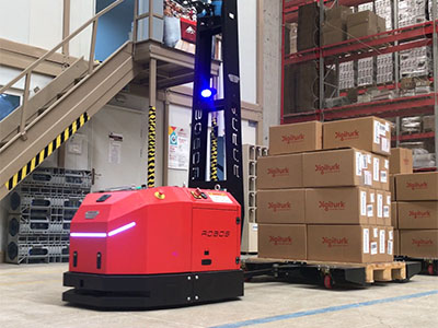 ROBOS Otomatik Yönlendirmeli Araç Automated Guided Vehicle AGV Otomatik Mobil Robot Automated Mobile Robot AMR