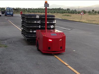 ROBOS Otomatik Yönlendirmeli Araç Automated Guided Vehicle AGV Otomatik Mobil Robot Automated Mobile Robot AMR