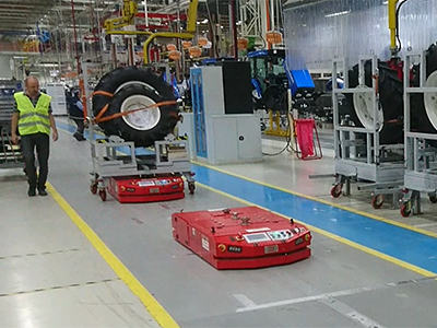 ROBOS Otomatik Yönlendirmeli Araç Automated Guided Vehicle AGV Otomatik Mobil Robot Automated Mobile Robot AMR