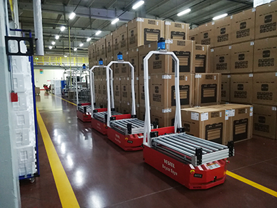 ROBOS Otomatik Yönlendirmeli Araç Automated Guided Vehicle AGV Otomatik Mobil Robot Automated Mobile Robot AMR