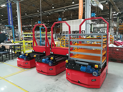 ROBOS Otomatik Yönlendirmeli Araç Automated Guided Vehicle AGV Otomatik Mobil Robot Automated Mobile Robot AMR