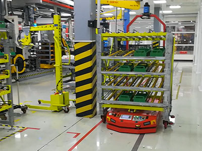 ROBOS Otomatik Yönlendirmeli Araç Automated Guided Vehicle AGV Otomatik Mobil Robot Automated Mobile Robot AMR