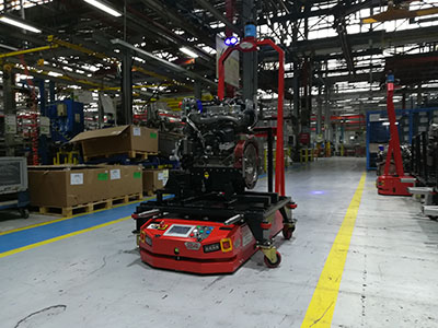 ROBOS Otomatik Yönlendirmeli Araç Automated Guided Vehicle AGV Otomatik Mobil Robot Automated Mobile Robot AMR