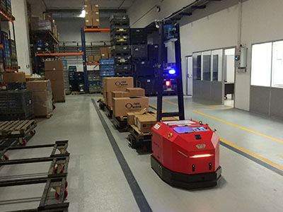 ROBOS Otomatik Yönlendirmeli Araç Automated Guided Vehicle AGV Otomatik Mobil Robot Automated Mobile Robot AMR