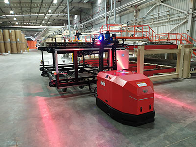 ROBOS Otomatik Yönlendirmeli Araç Automated Guided Vehicle AGV Otomatik Mobil Robot Automated Mobile Robot AMR