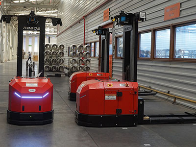 ROBOS Otomatik Yönlendirmeli Araç Automated Guided Vehicle AGV Otomatik Mobil Robot Automated Mobile Robot AMR