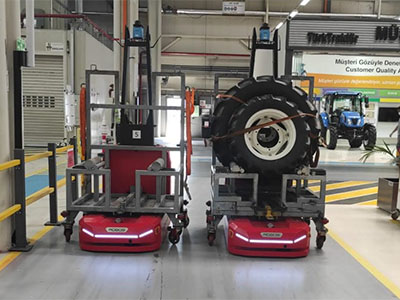 ROBOS Otomatik Yönlendirmeli Araç Automated Guided Vehicle AGV Otomatik Mobil Robot Automated Mobile Robot AMR