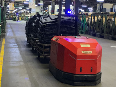 ROBOS Otomatik Yönlendirmeli Araç Automated Guided Vehicle AGV Otomatik Mobil Robot Automated Mobile Robot AMR