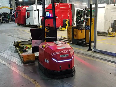 ROBOS Otomatik Yönlendirmeli Araç Automated Guided Vehicle AGV Otomatik Mobil Robot Automated Mobile Robot AMR