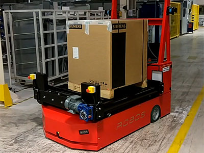 ROBOS Otomatik Yönlendirmeli Araç Automated Guided Vehicle AGV Otomatik Mobil Robot Automated Mobile Robot AMR