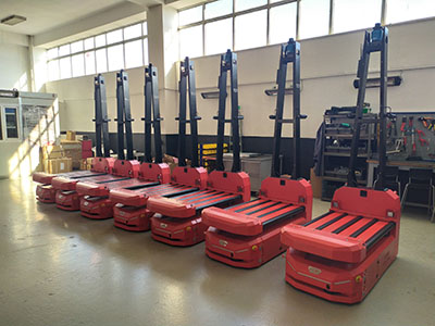 ROBOS Otomatik Yönlendirmeli Araç Automated Guided Vehicle AGV Otomatik Mobil Robot Automated Mobile Robot AMR